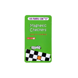 The Purple Cow Checkers – Draughts Magnetic Travel Game