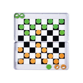 The Purple Cow Checkers – Draughts Magnetic Travel Game