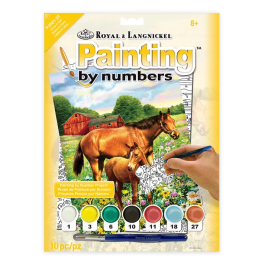 Royal & Langnickel Painting by Numbers Junior Small Horse in Field
