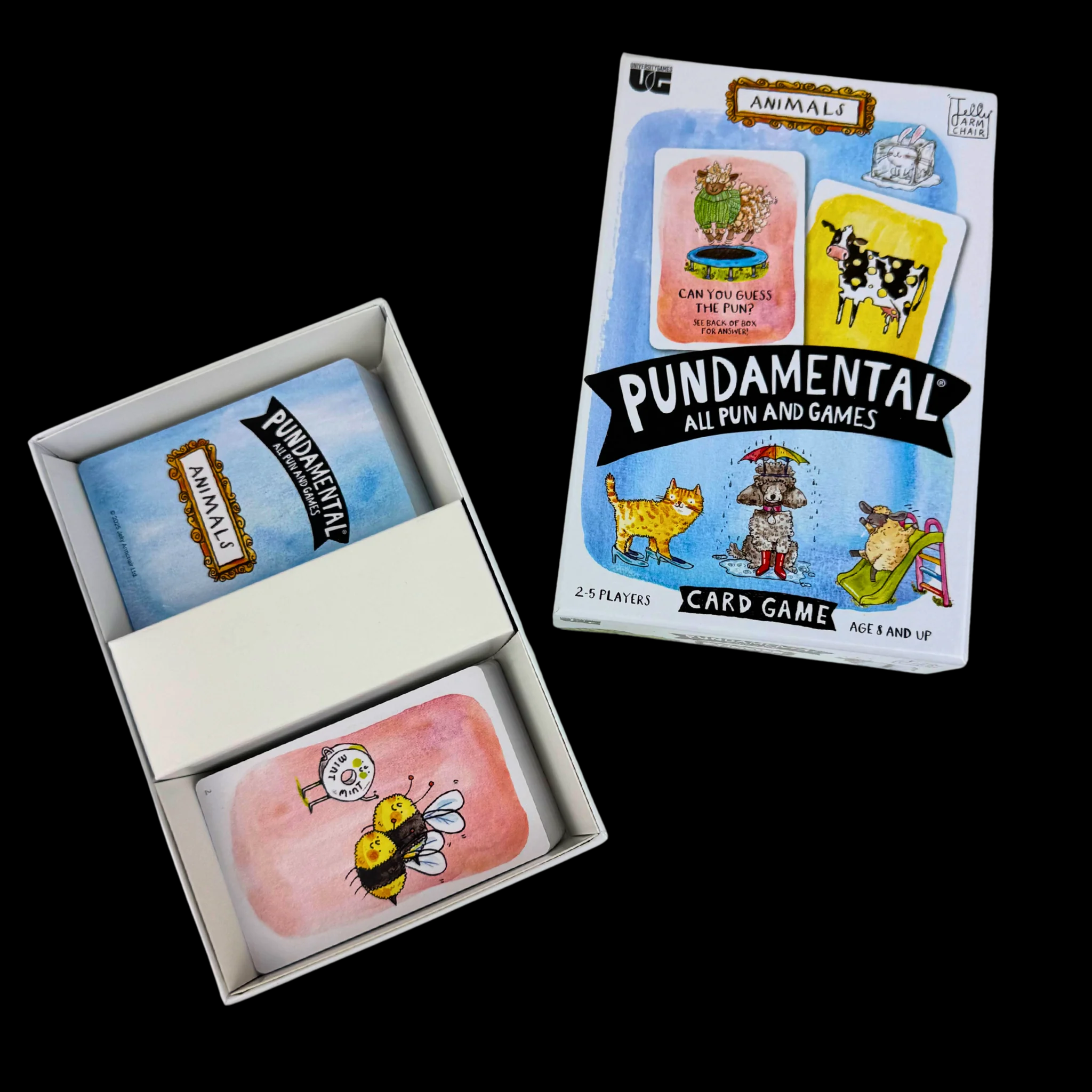 University Games Pundamental All Pun and Games Card Game - Animals Edition - Image 2