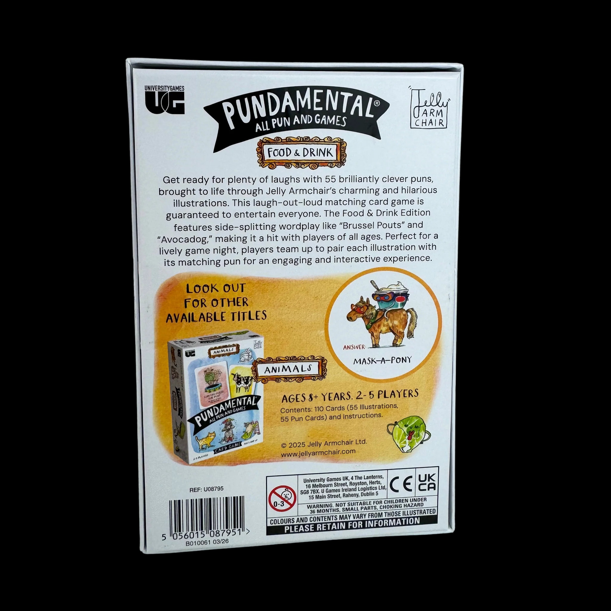 University Games Pundamental All Pun and Games Card Game - Food & Drink Edition - Image 4